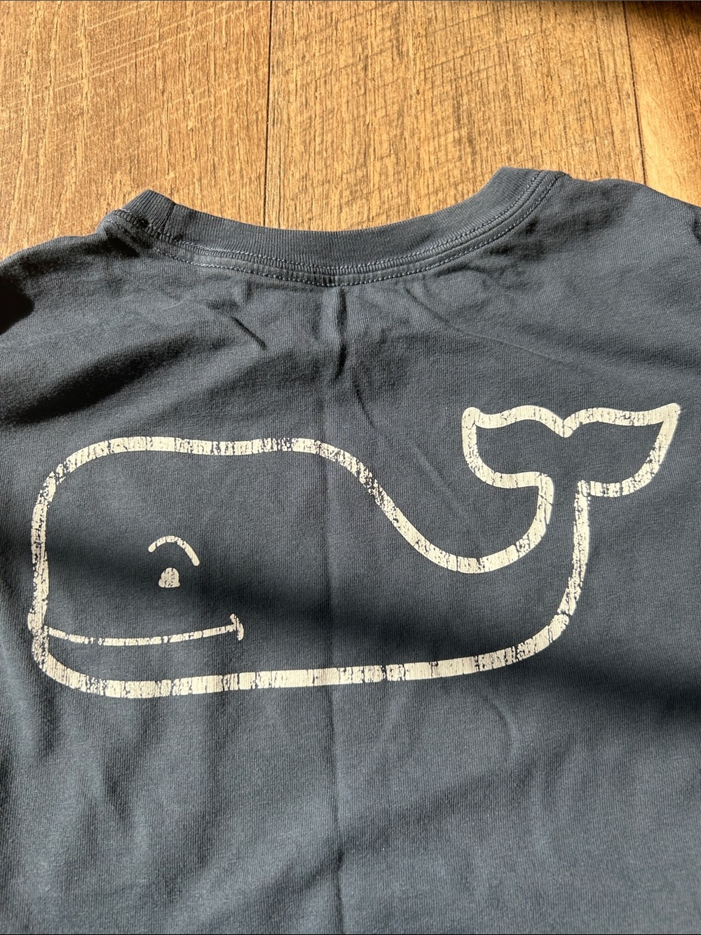 Vineyard Vines Long Sleeve Pocket Tee - Burgundy and Navy - Picture 4 of 4